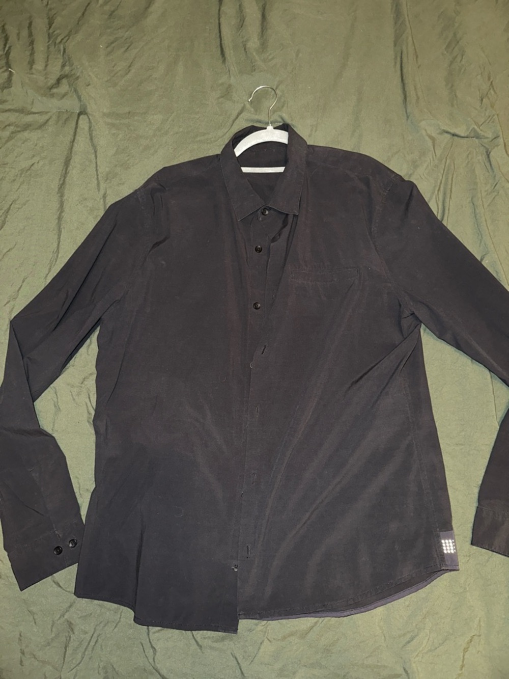 lululemon athletica Men’s Casual Black Long Sleeve Button Up